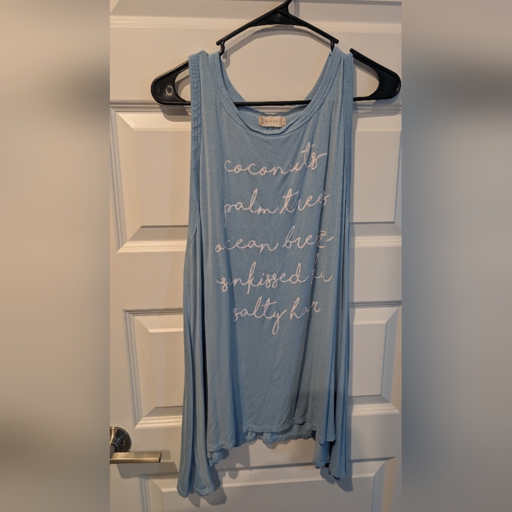 Altar'd State Sky Blue Top